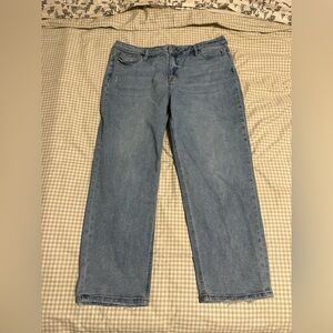 ARULA Light Blue Straight Leg Jeans
